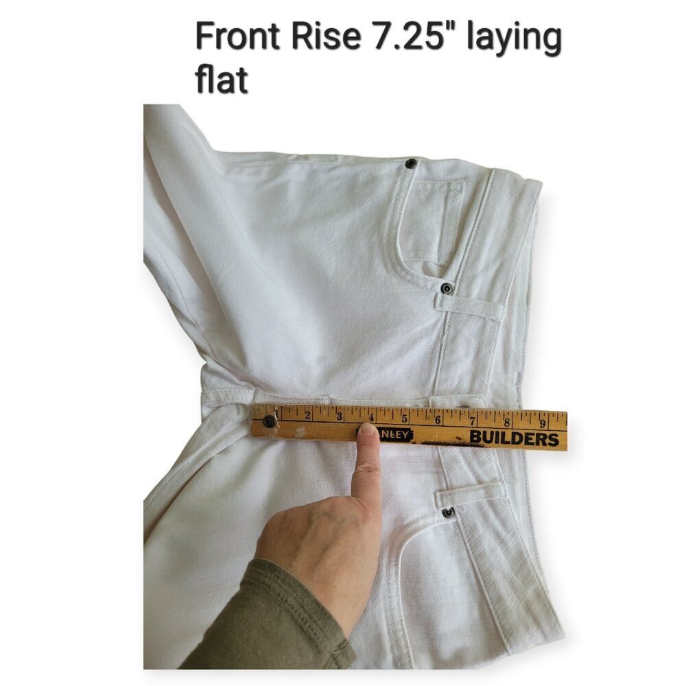 Anine Bing White Distressed Low-Rise Skinny Jeans Size 26 Designer Denim - Picture 12 of 16